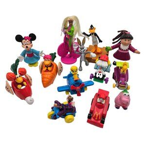 Fast Food Happy Meal Toys Daffy Duck Cabbage Patch Barbie Bugs Bunny Animanics